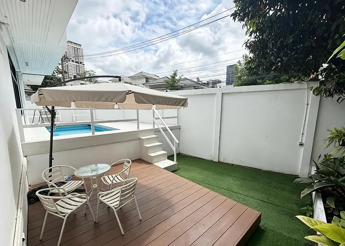 ヴィラ Private Pool Sukhumvit 26 Near Bts Phrom Phong And Emsphere *